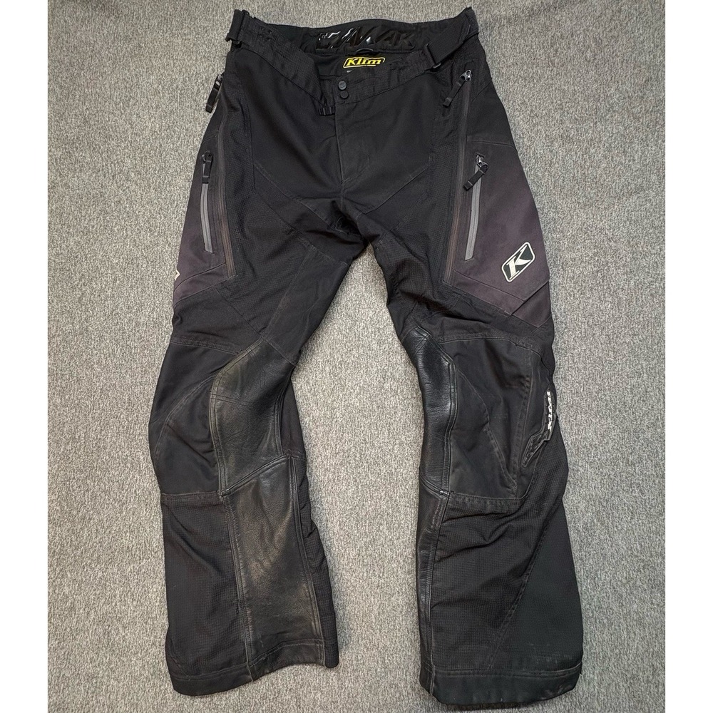Klim Dakar OTB Motorcycle Pants Men's 34 Regular Black Over The Boot Dual Sport
